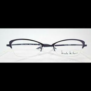 Nicole Miller Pleated Grape 50-20 eyeglasses